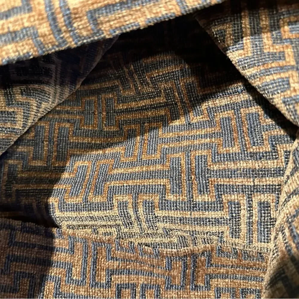 BNWOT Gold Rust Charcoal Pillow Cover Textured Chenille like material 17x17